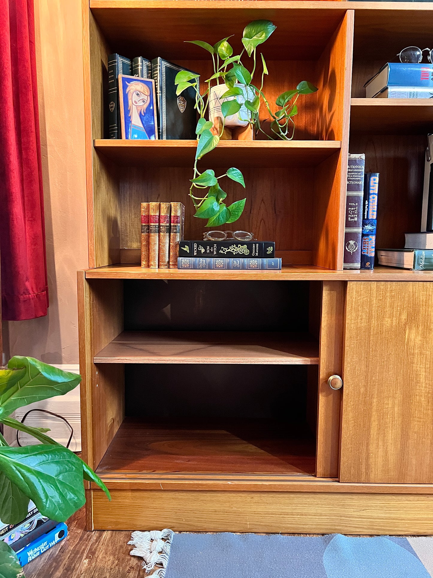 The Domino Teak Bookshelf