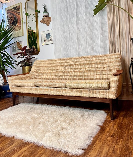 The Calico Teak Sofa