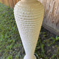 1980s Michael Taylor Style Ribbed Plaster Floor Lamp