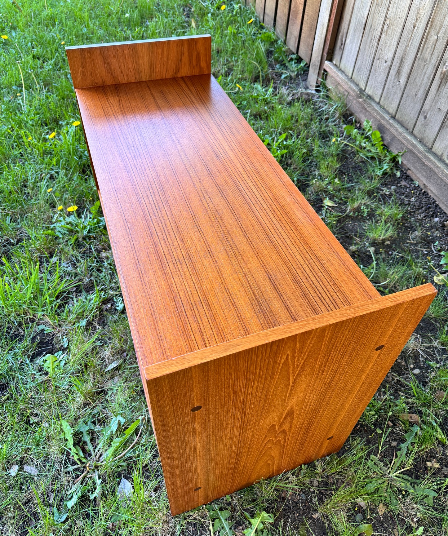 The Kerna Teak Record Cabinet