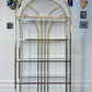 Vintage Arched Brass Etagere Shelf