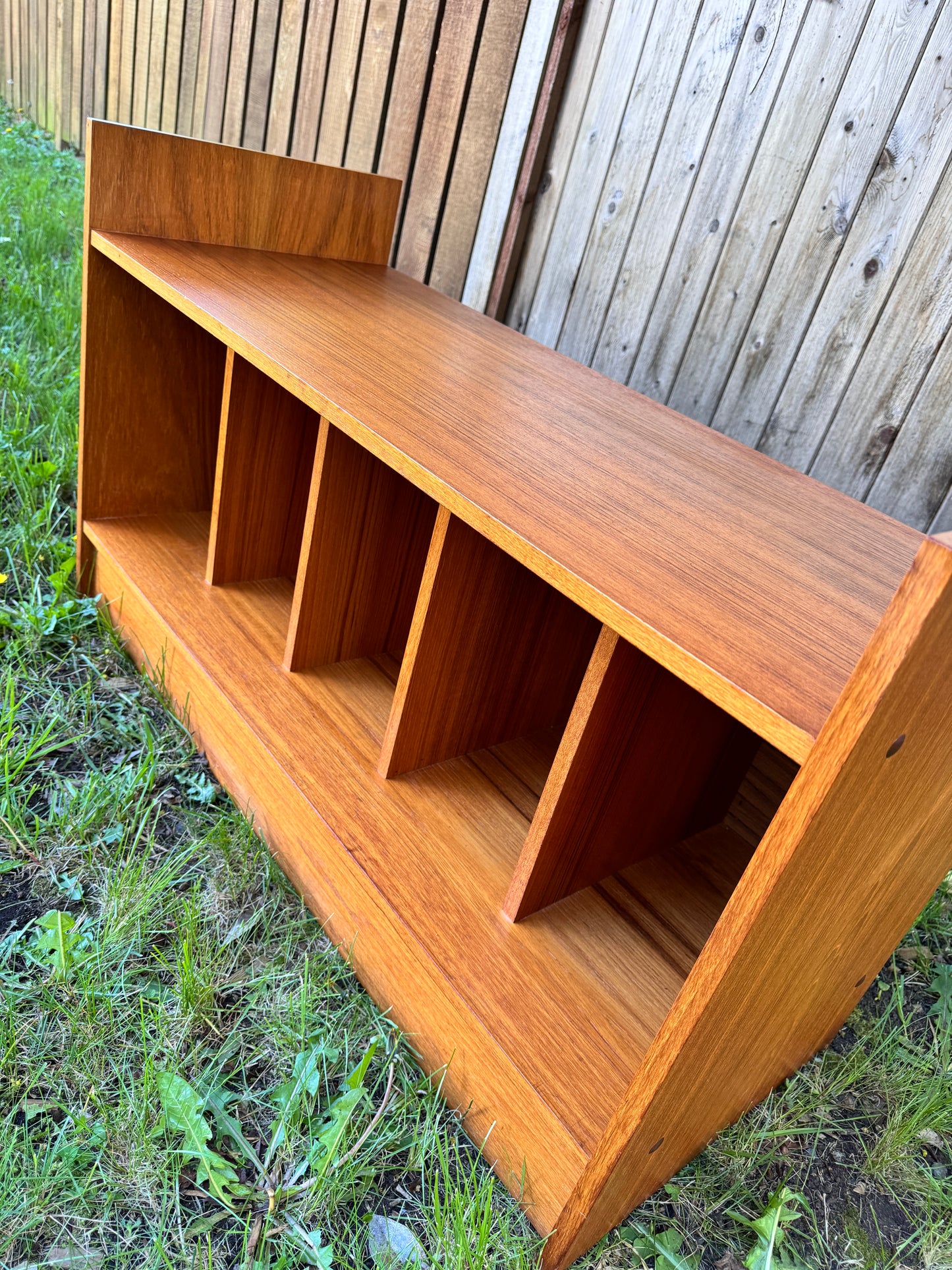 The Kerna Teak Record Cabinet