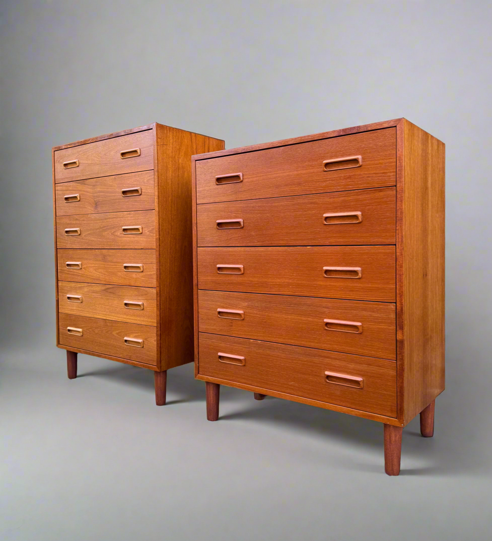 Vintage Teak Dresser Set