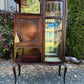 Stunning Antique Mahogany Music Cabinet