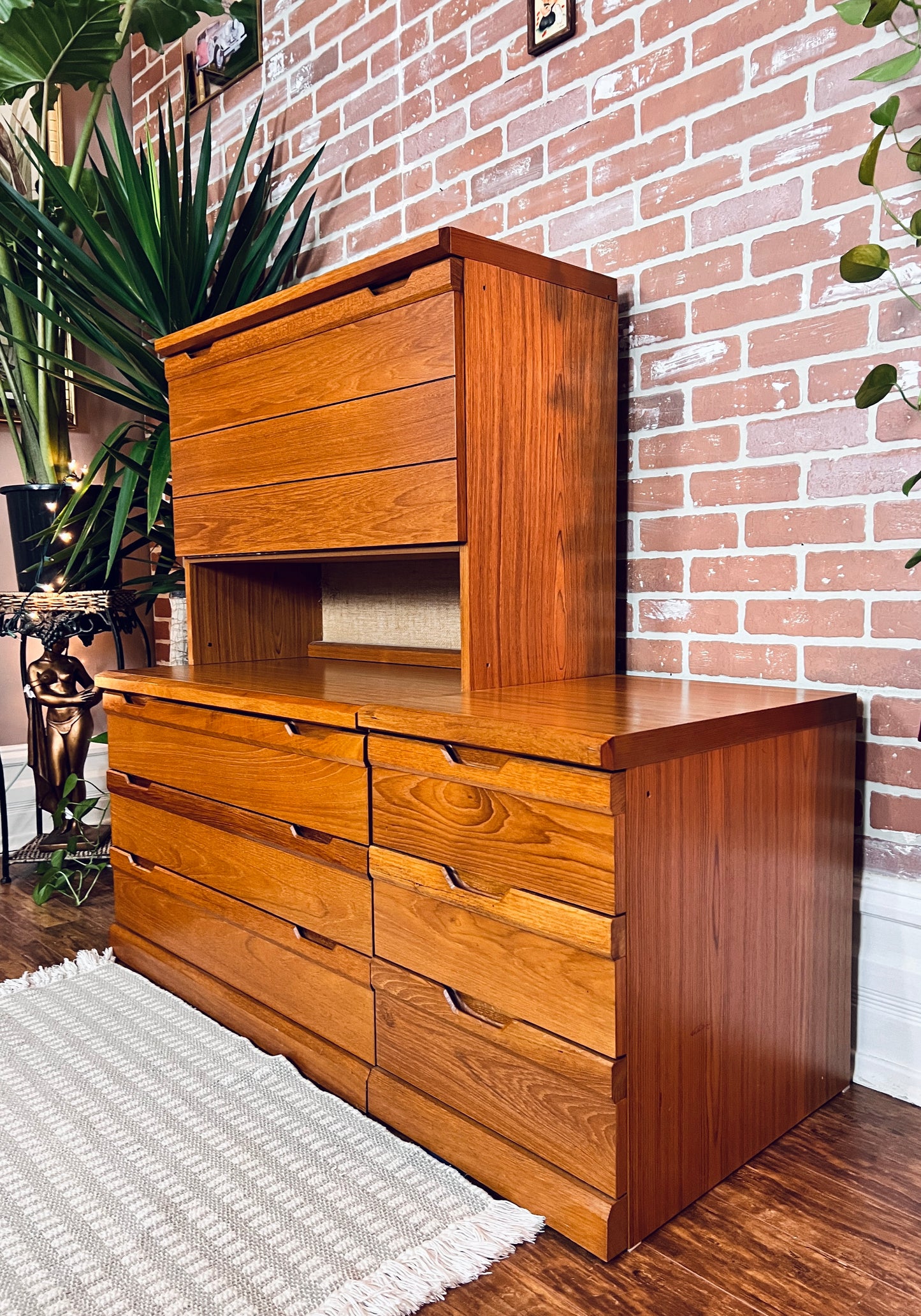 The Mercury Modular Teak Desk