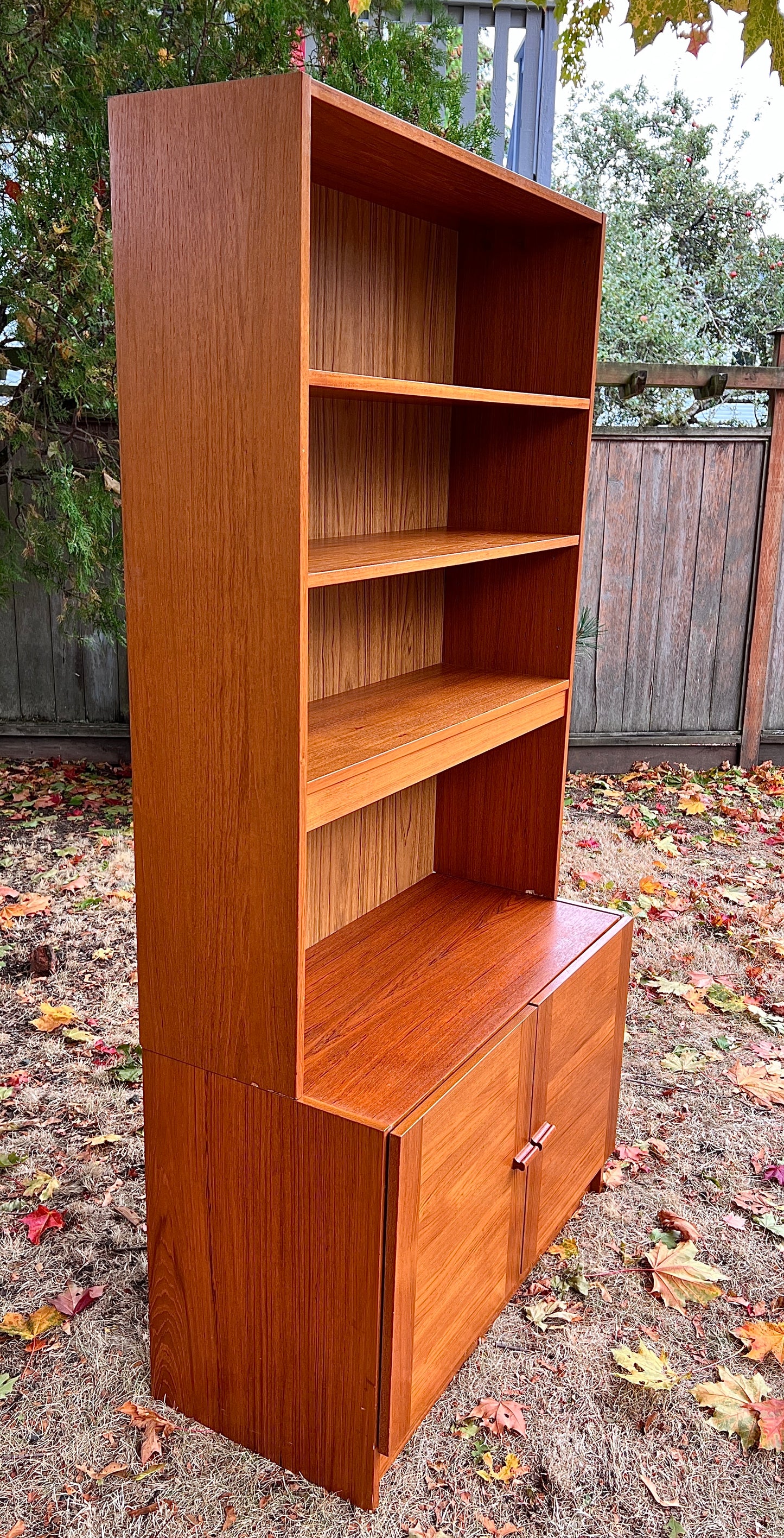 The Johannes Teak Bookshelf Cabinet