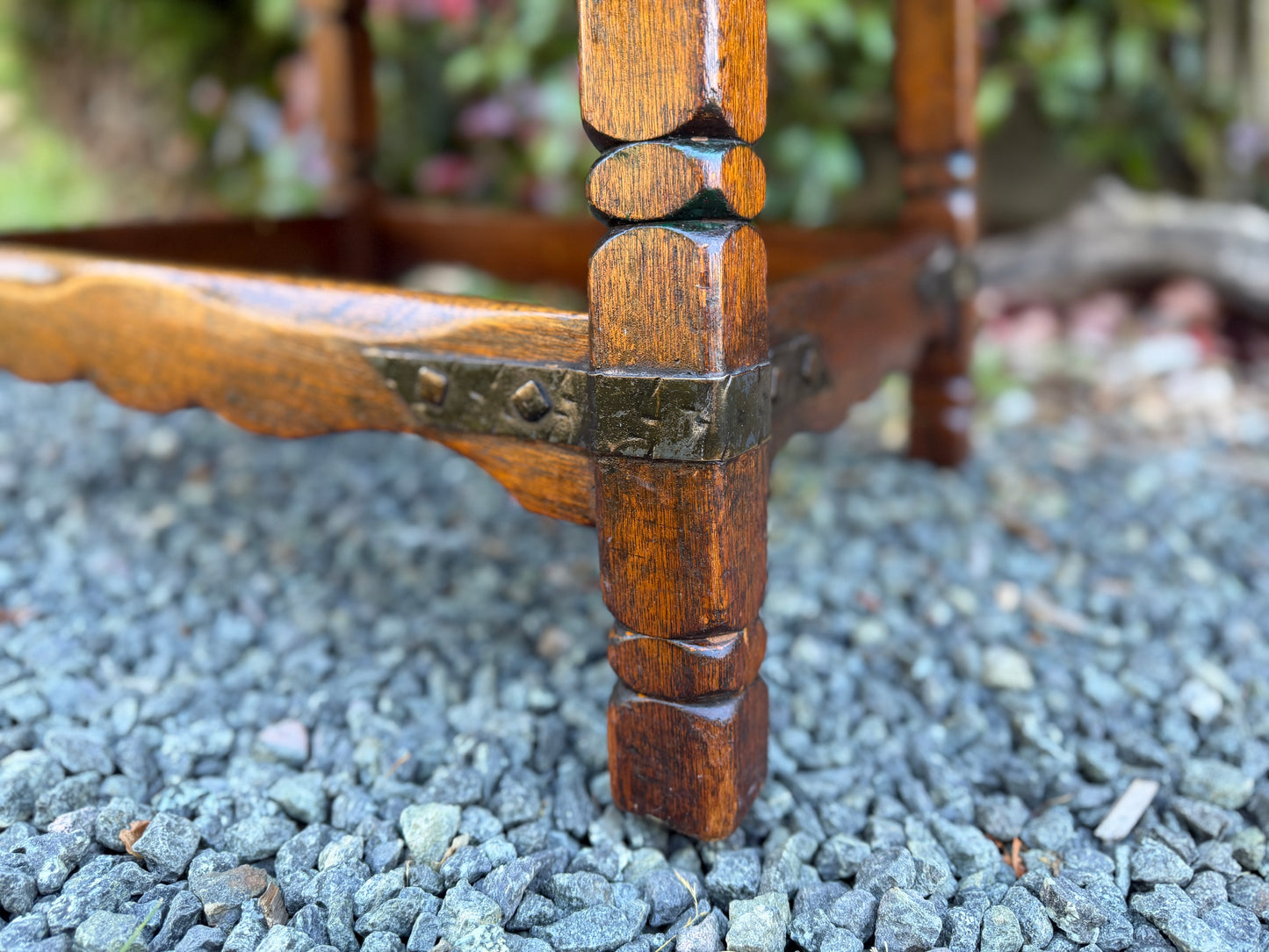 Vintage Rustic Solid Wood Small Table