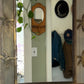 Vintage Gold Tone Safari Style Mirror