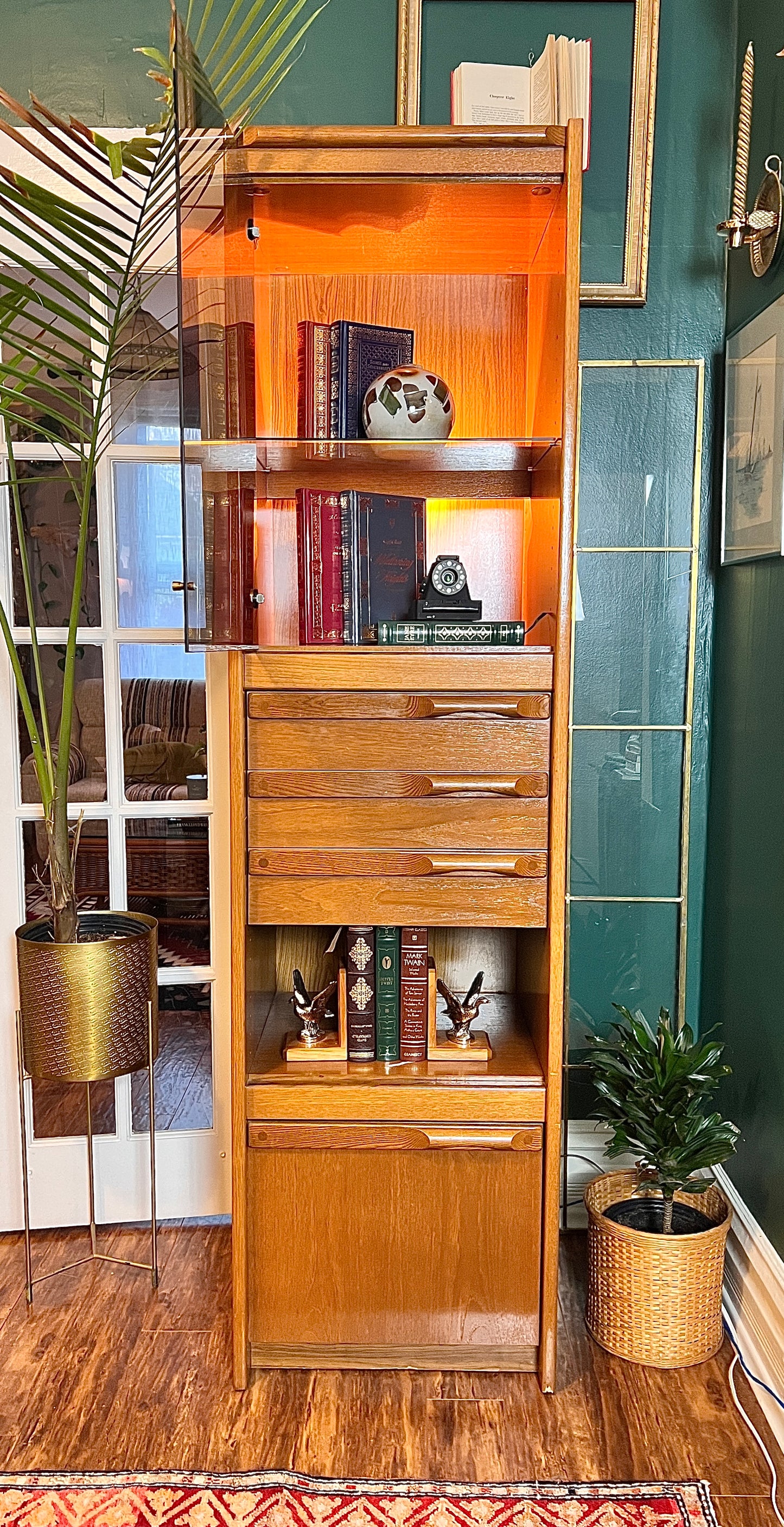 The Falcon Crest Teak Cabinet