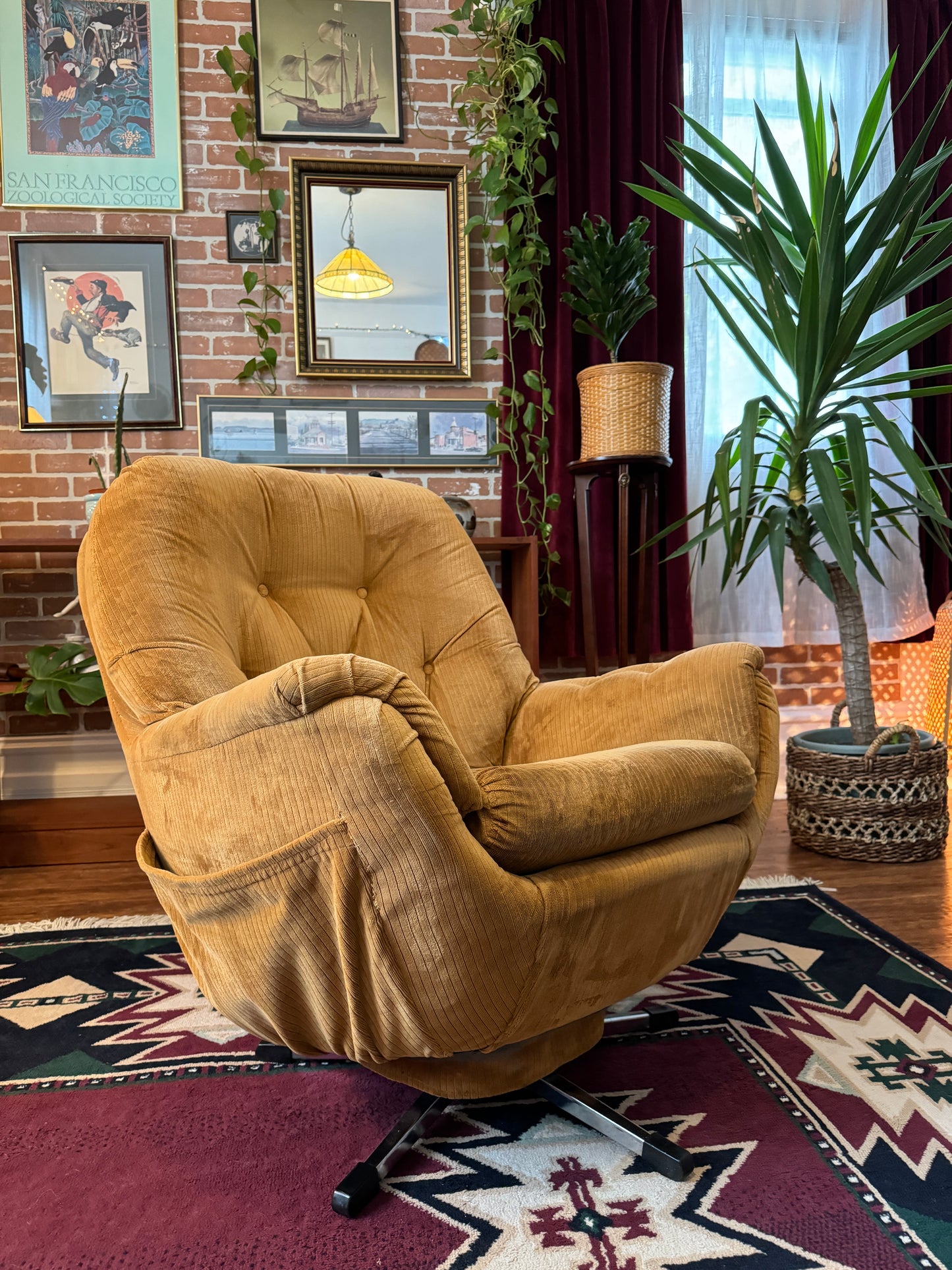 The Caramel Egg Chair