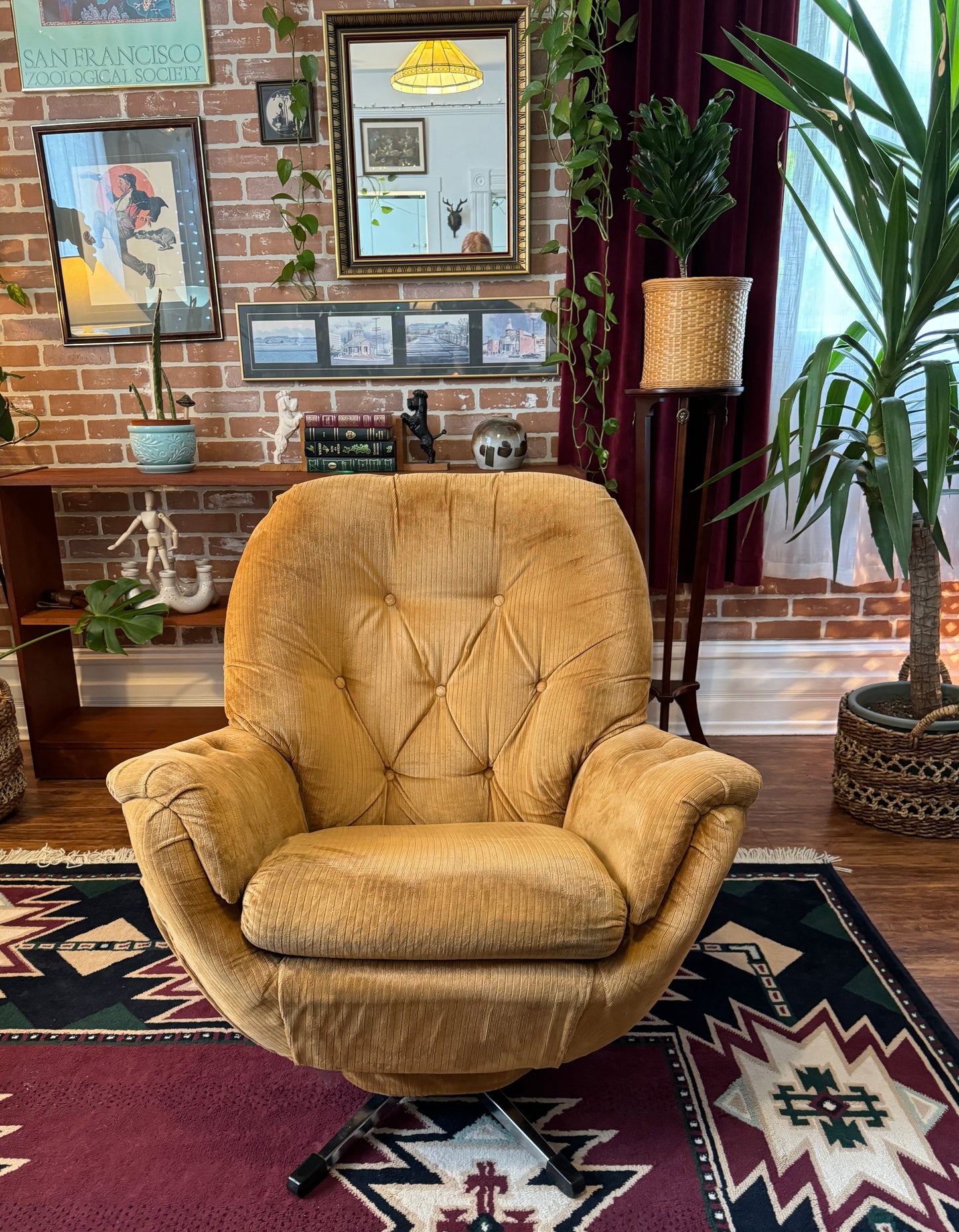 The Caramel Egg Chair