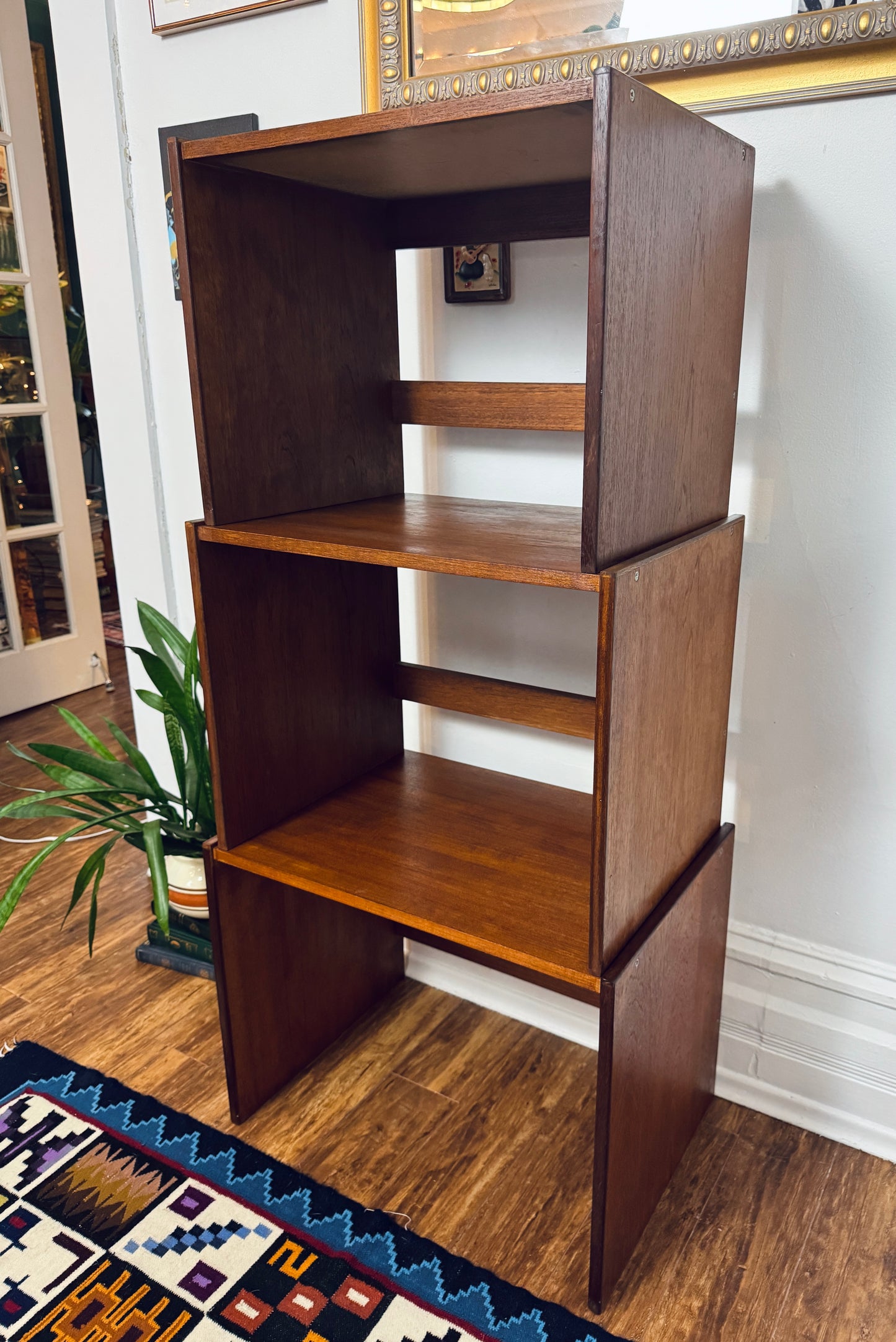 Vintage Modular Teak Stackable Tables
