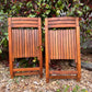 The Take A Break Teak Chairs
