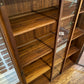 Vintage Walnut Bookcase Cabinet