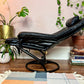 The Black Stallion Recliner & Ottoman