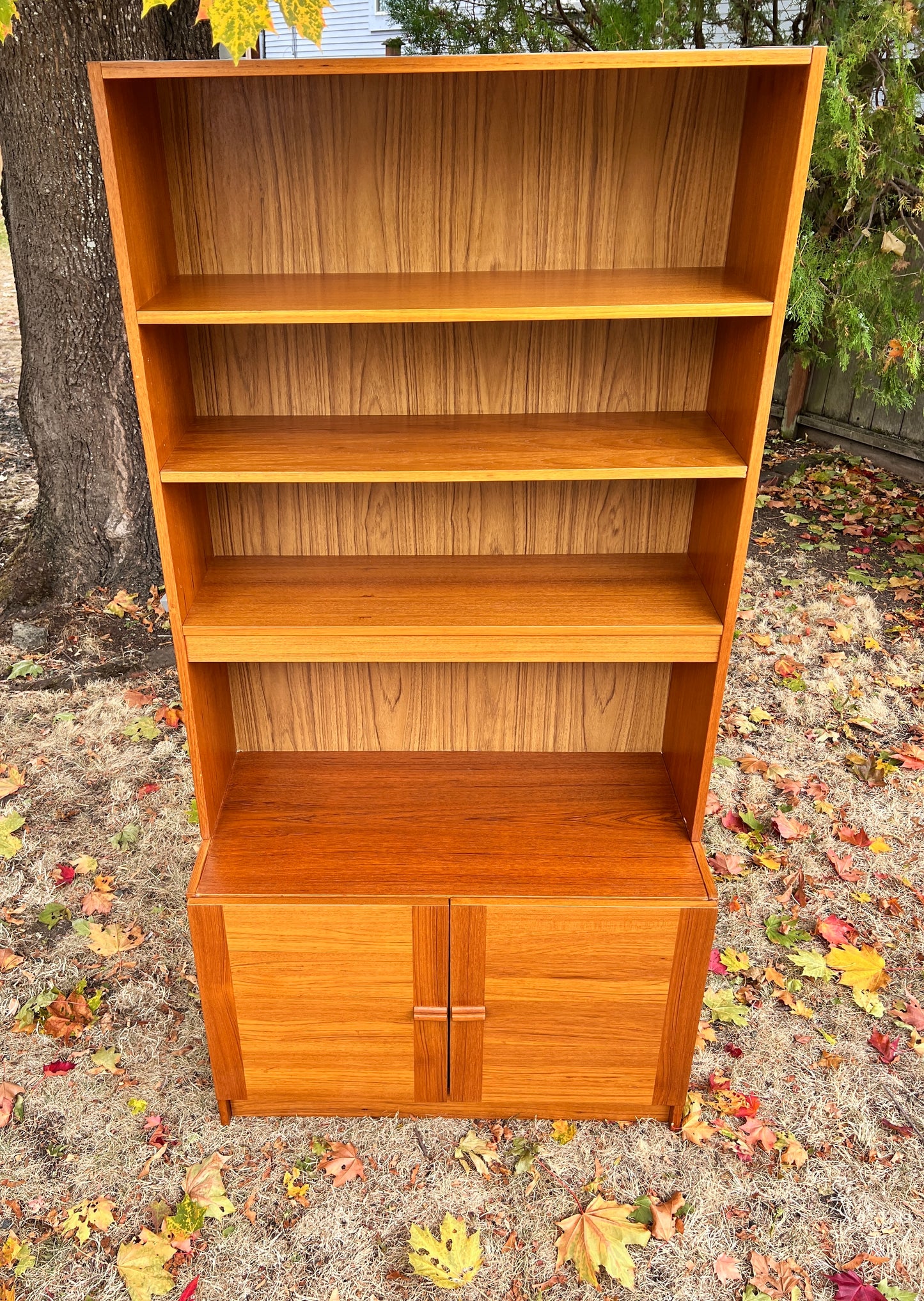 The Johannes Teak Bookshelf Cabinet