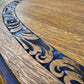 Antique Solid Oak Barley Twist Dining Table