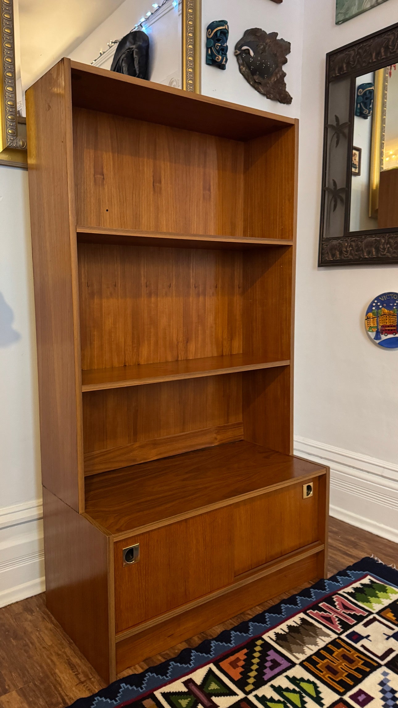 Vintage Danish Teak Bookshelf