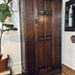 Vintage Arts & Crafts Solid Oak Armoire