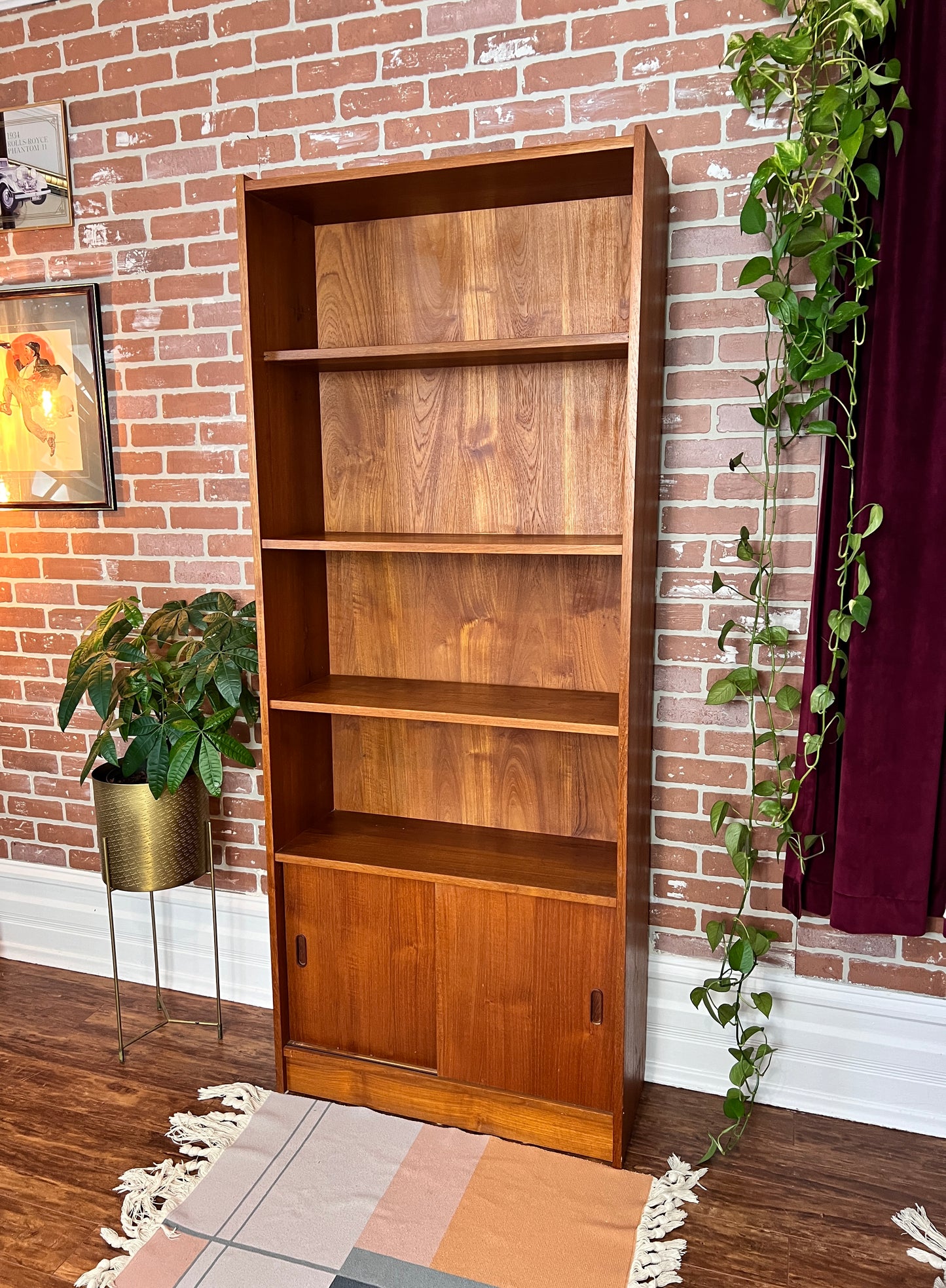 The Emil Danish Teak Bookcase