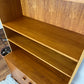 Vintage Teak 2 Cabinet Bookshelf