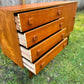 Vintage Domino Mobler Compact Teak Credenza