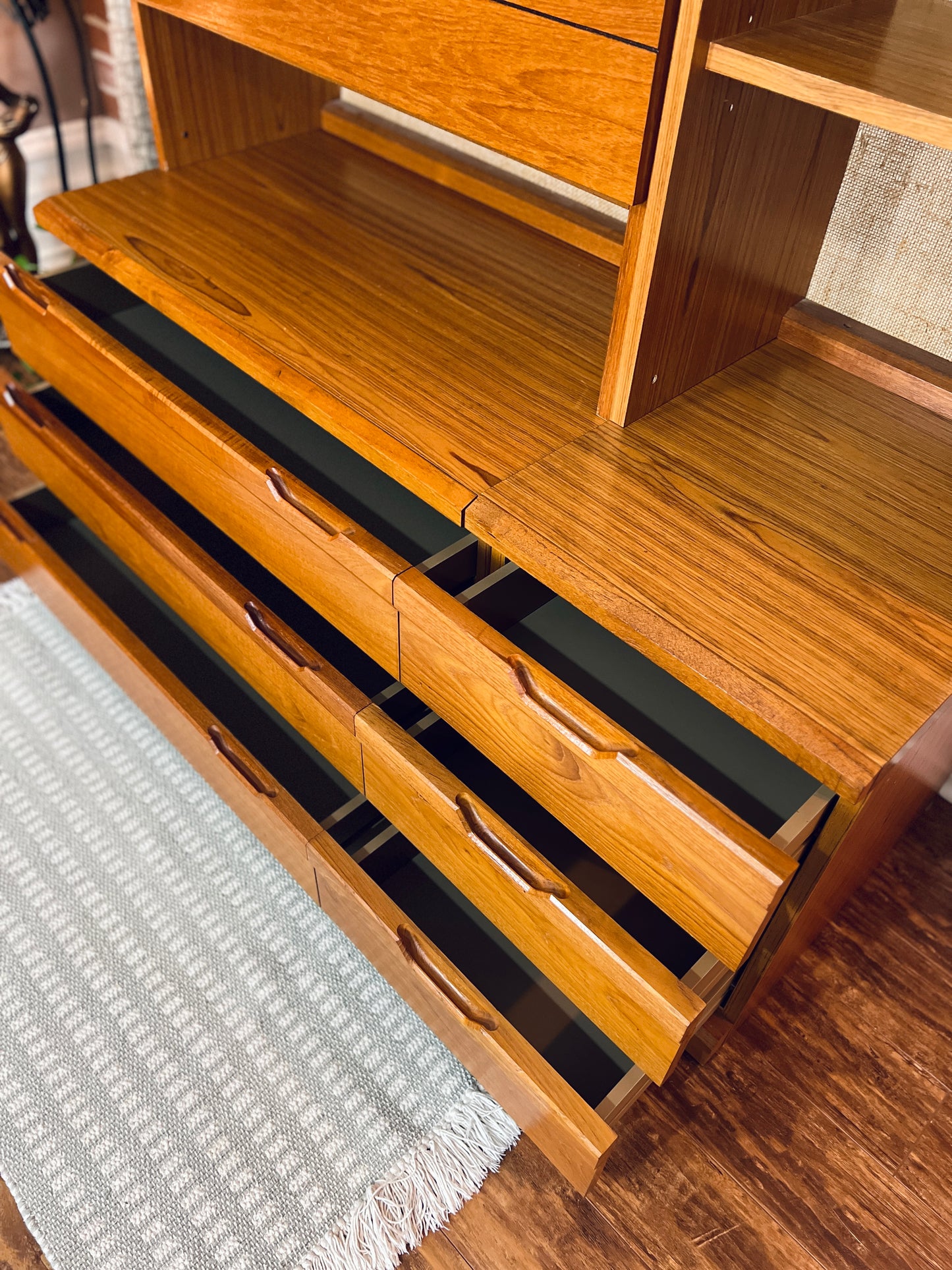 The Mercury Modular Teak Desk