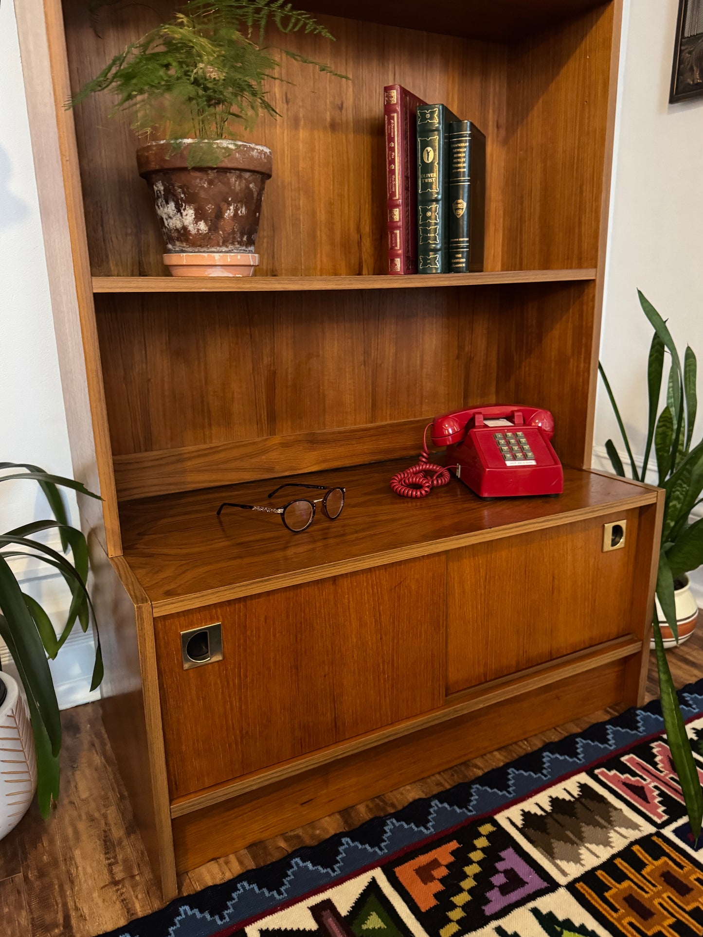 Vintage Danish Teak Bookshelf