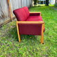 The Maroon MCM Loveseat