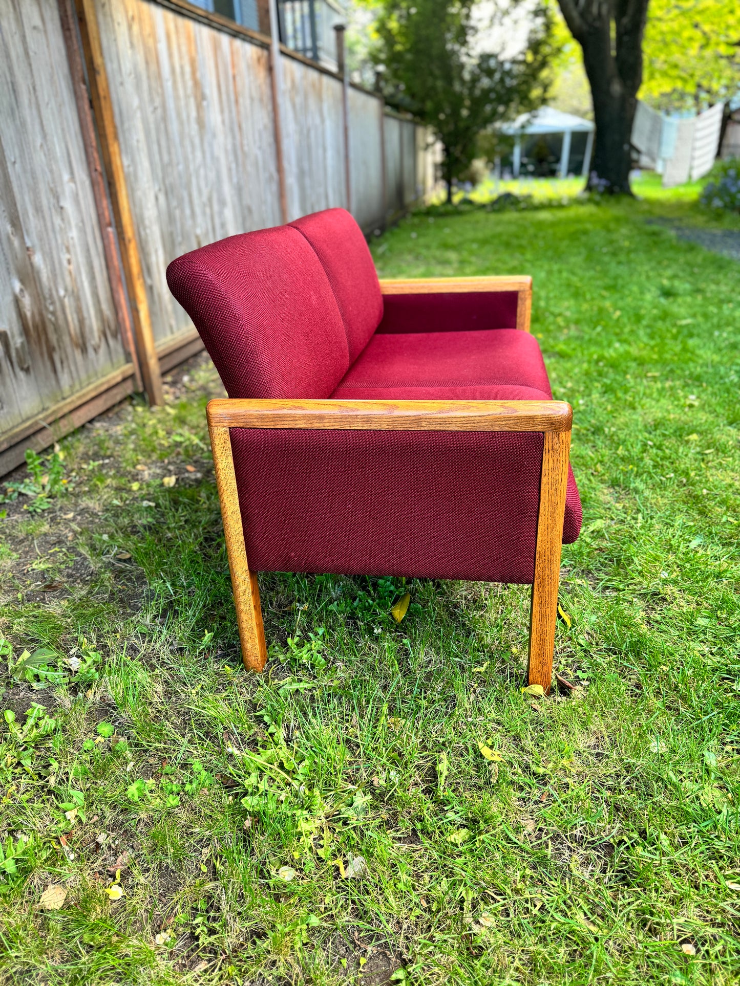 The Maroon MCM Loveseat