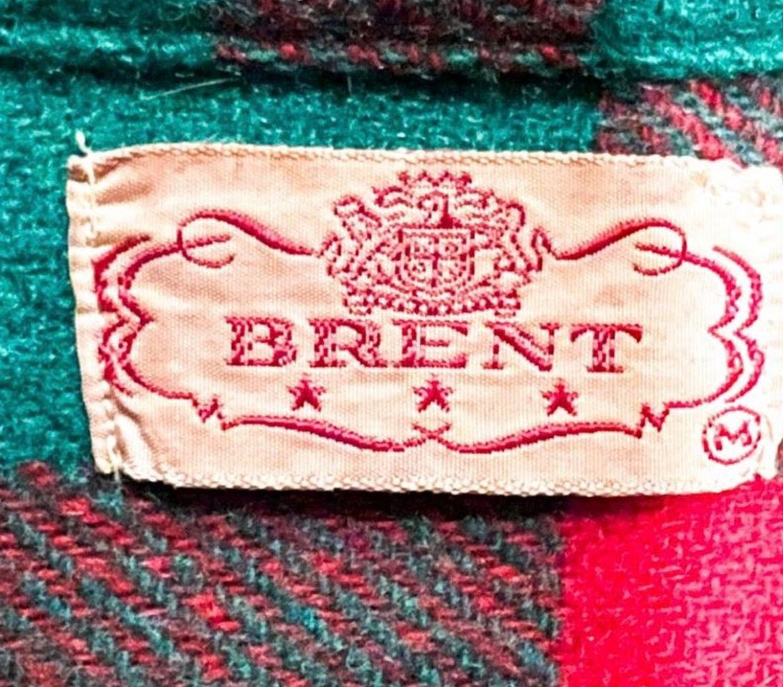 1950s Brent Wool Plaid Flannel