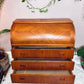 The Bergstrom Teak Roll Top Desk