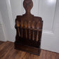 Vintage Solid Wood Cutlery Rack