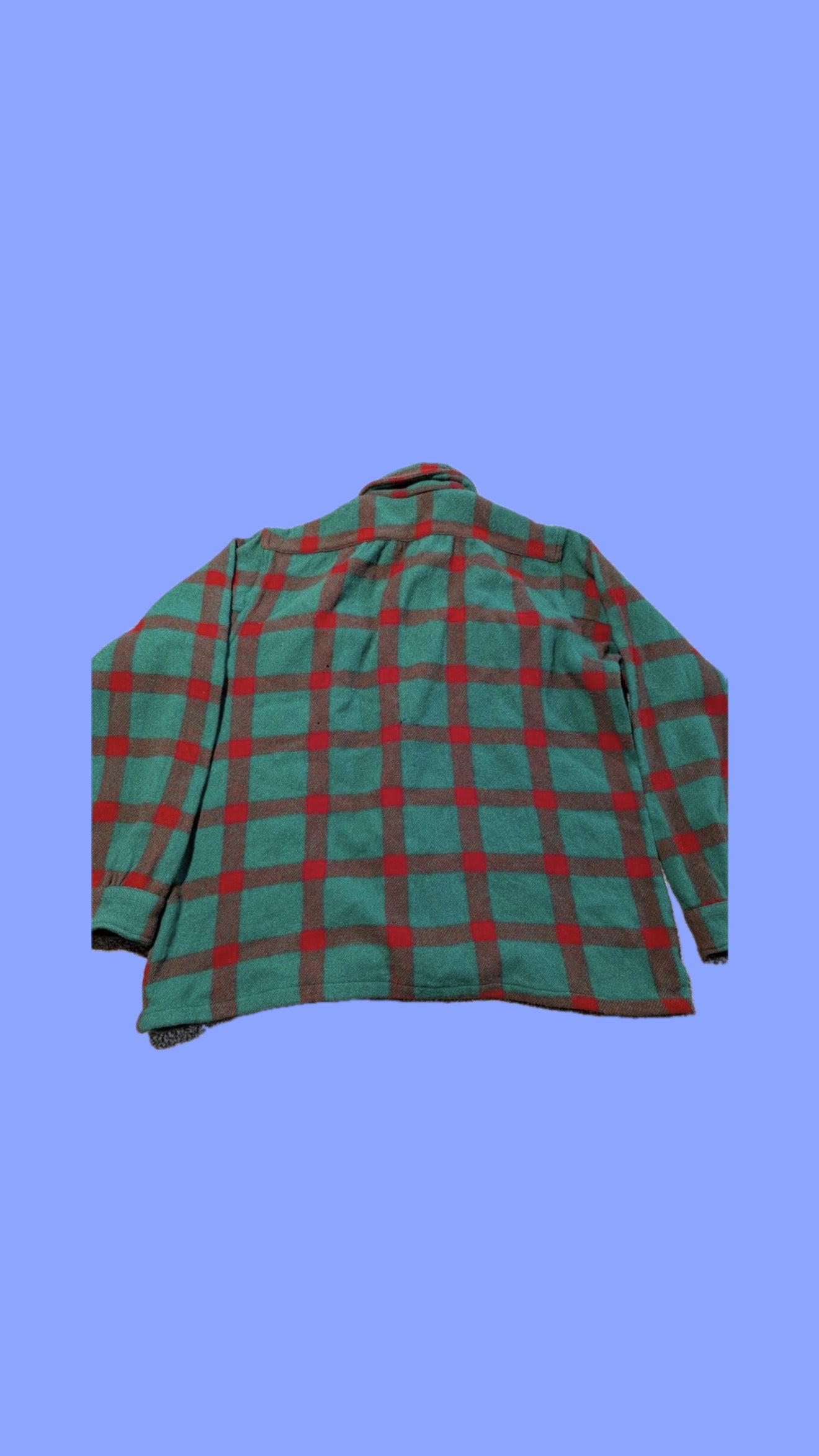1950s Brent Wool Plaid Flannel