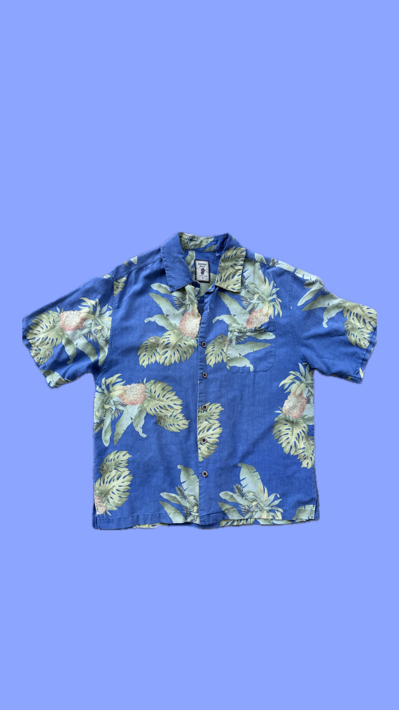 Vintage Silk Hawaiian Shirt