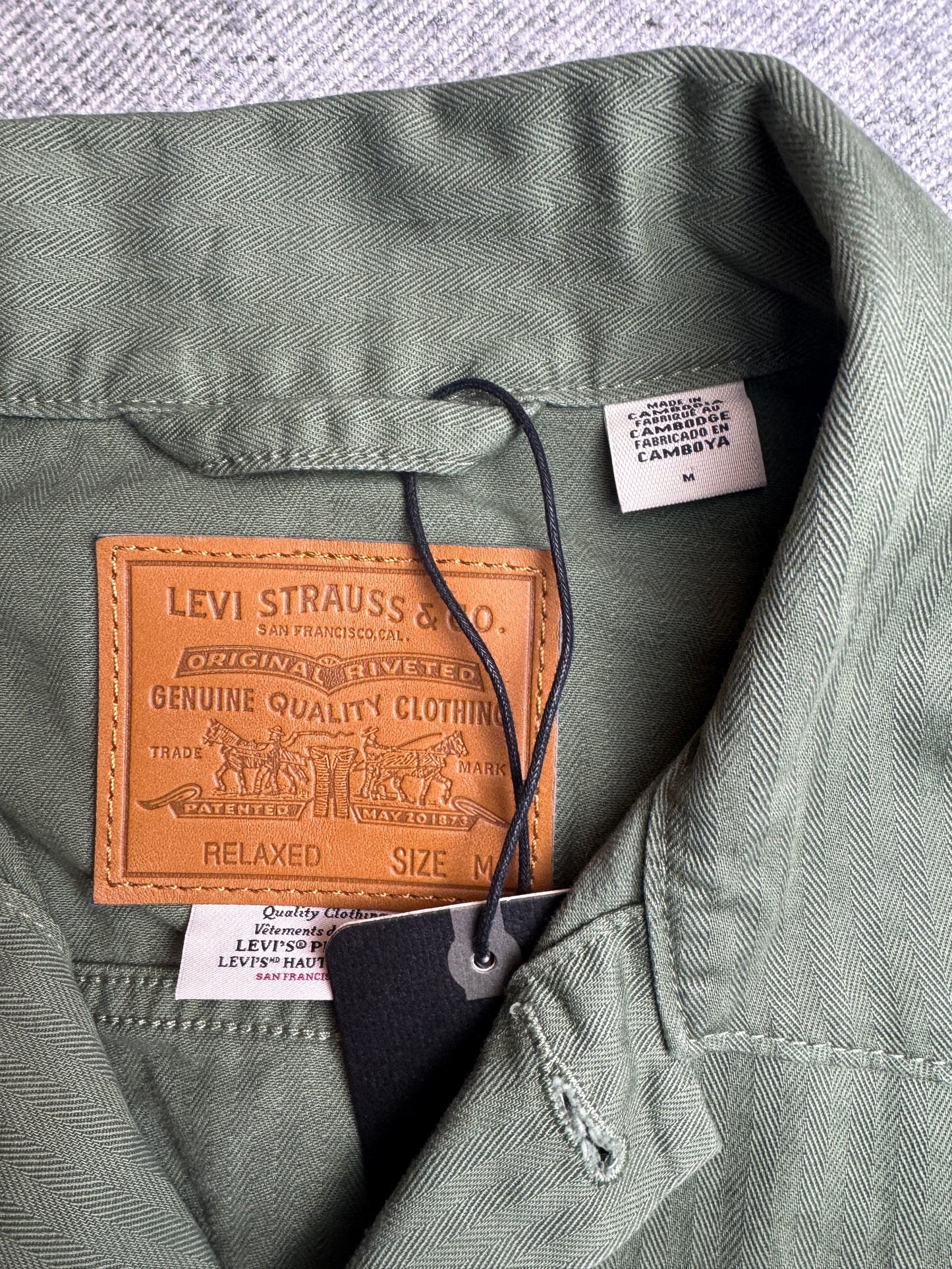 Levi’s HBT Pleated Trucker Jacket