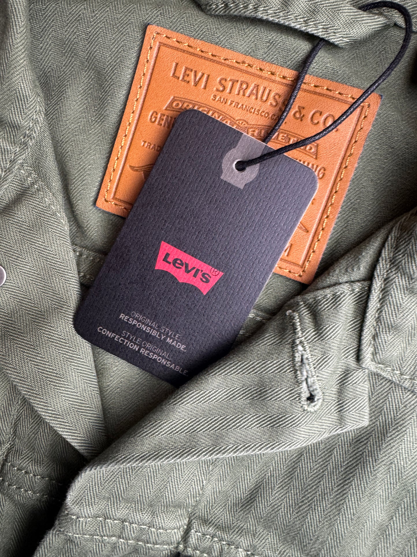Levi’s HBT Pleated Trucker Jacket