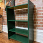 Vintage Rustic Green Bookshelf