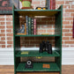 Vintage Rustic Green Bookshelf