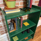 Vintage Rustic Green Bookshelf