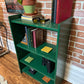 Vintage Rustic Green Bookshelf