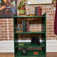 Vintage Rustic Green Bookshelf