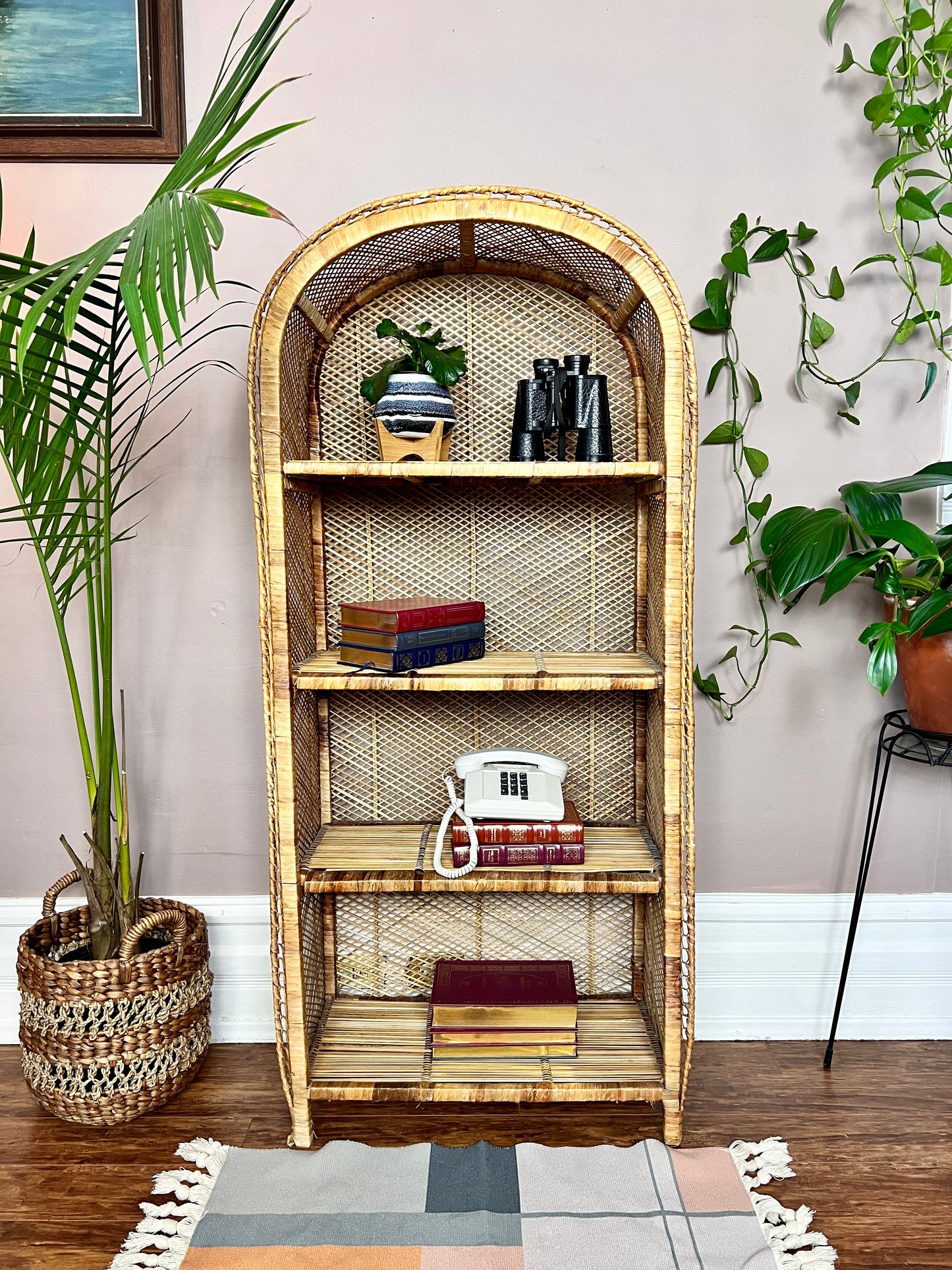 The Kerrisdale Wicker Shelf