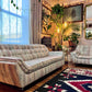 80’s Meets Midcentury Sofa & Armchair Set