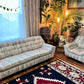 80’s Meets Midcentury Sofa & Armchair Set