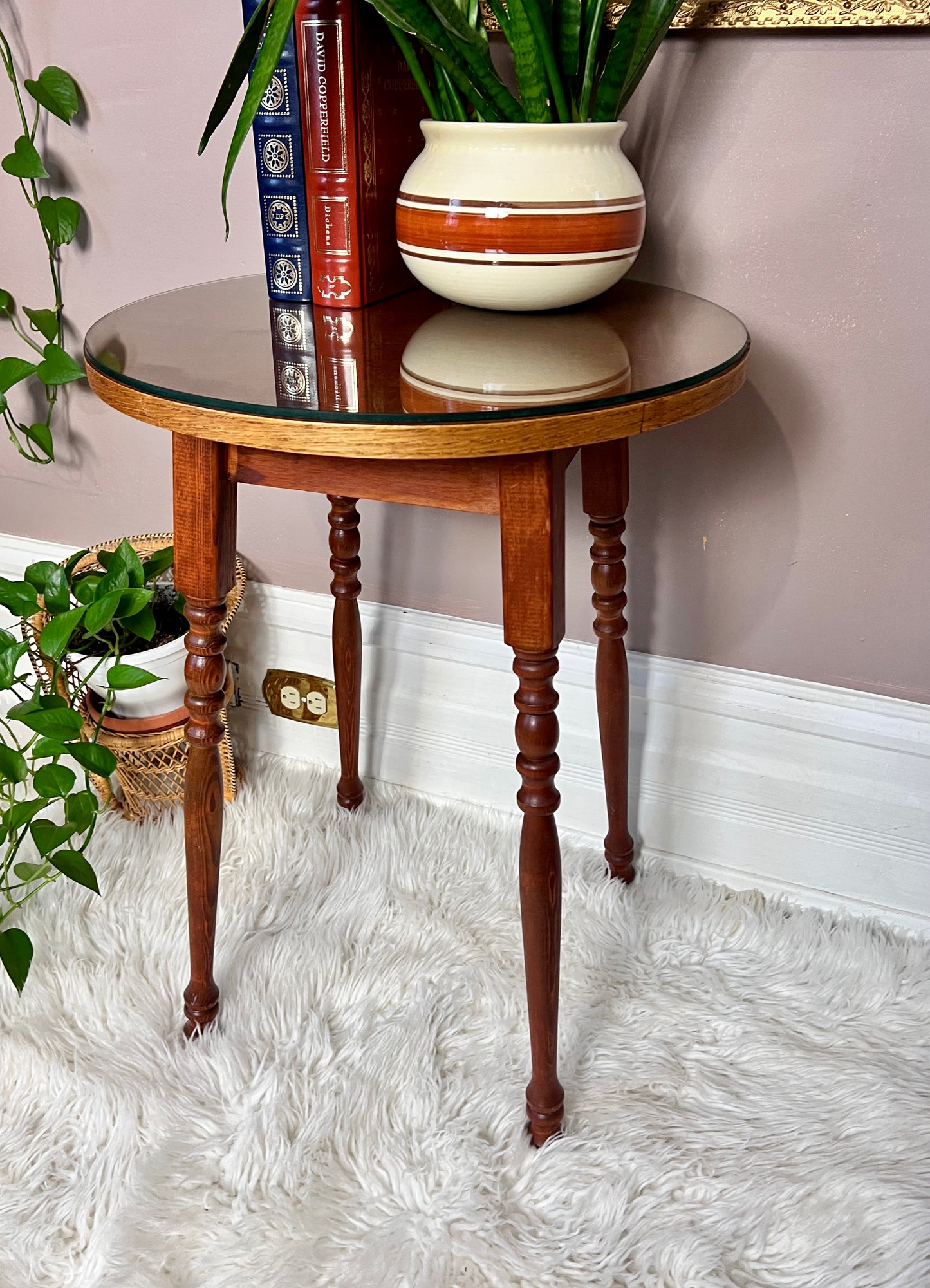 The Lovely Round Side Table