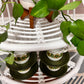 Vintage White Wicker Shelf