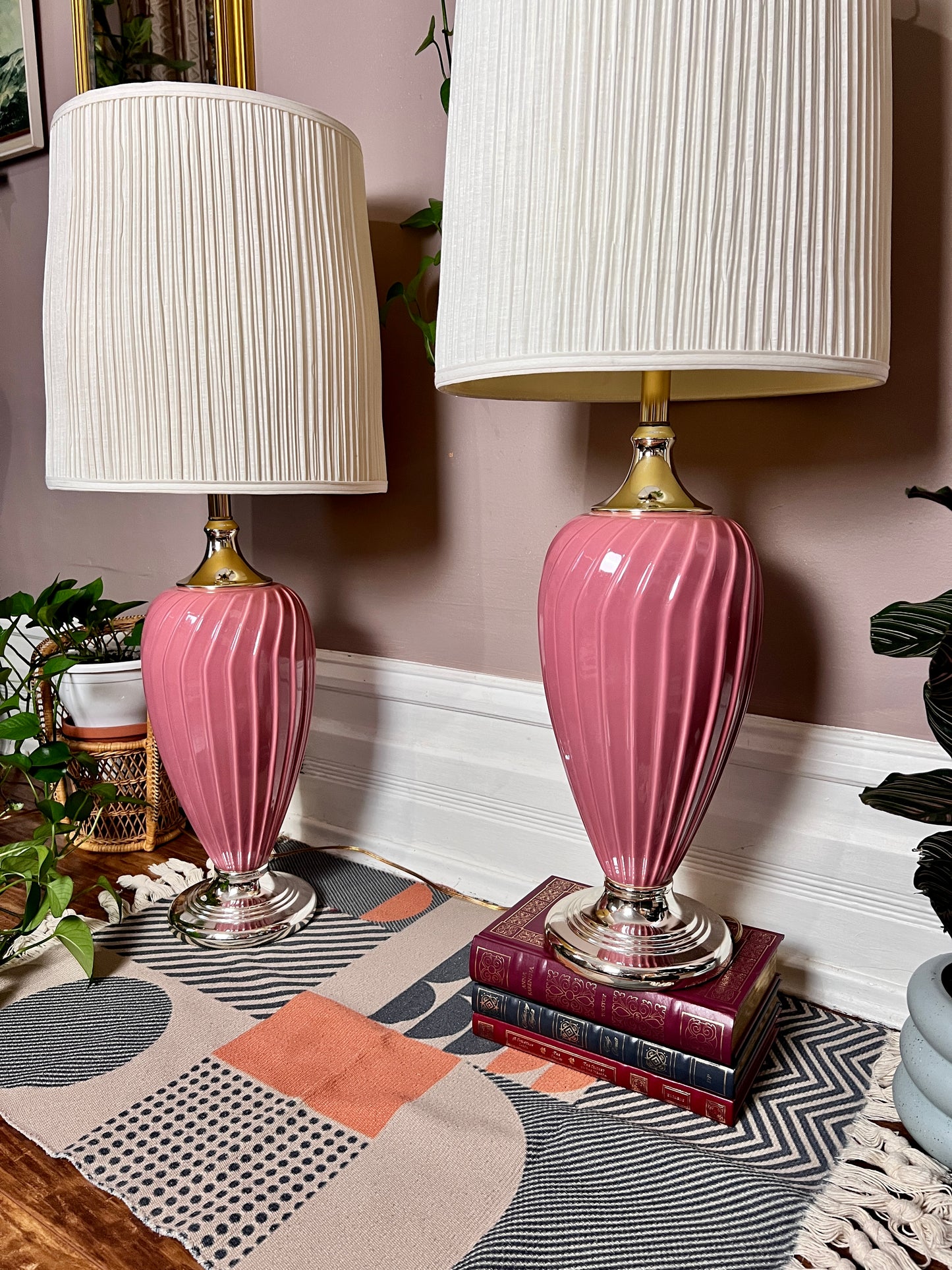 The Pink Ceramic Lamps