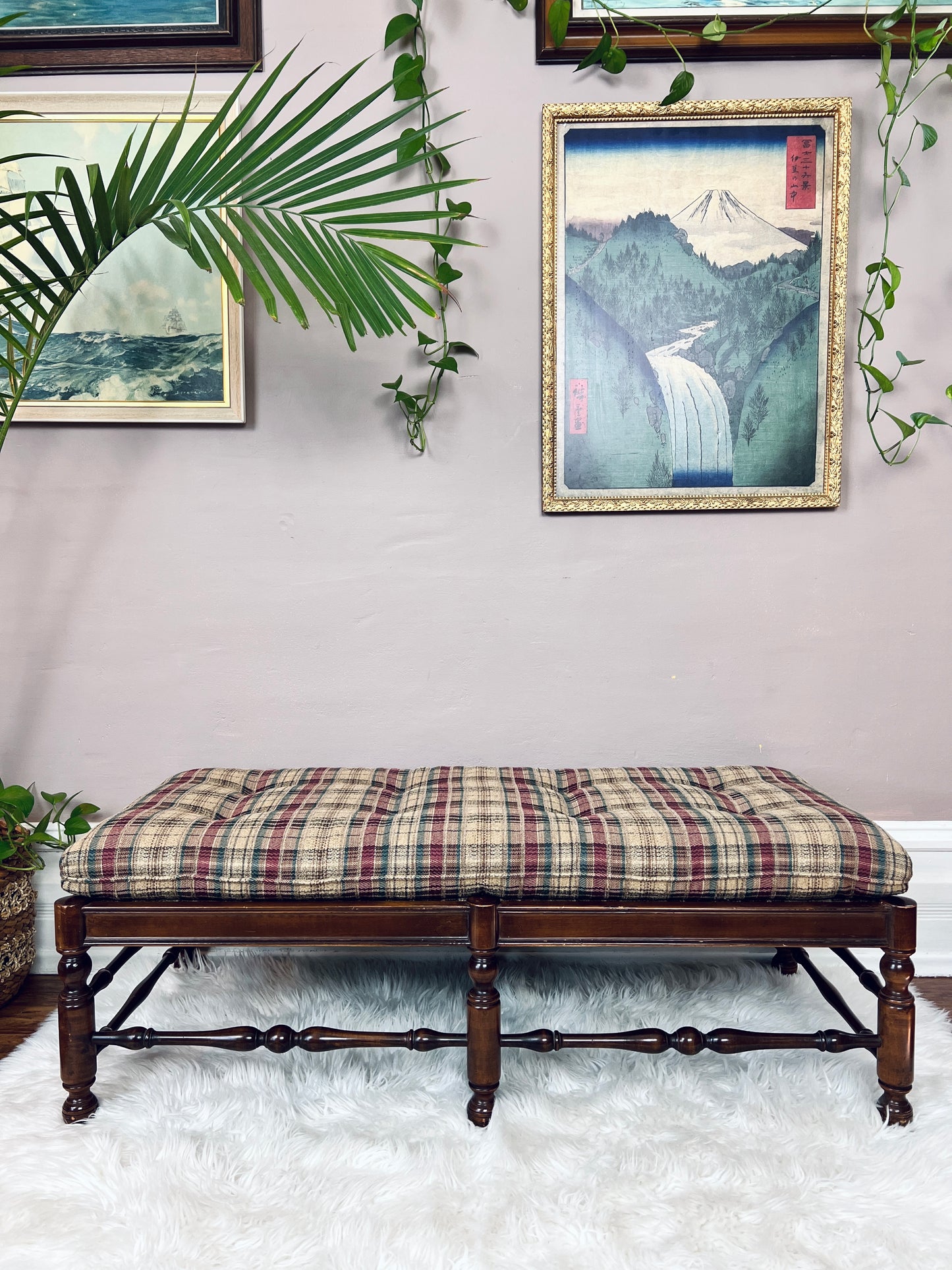 The Terrific Tartan Bench