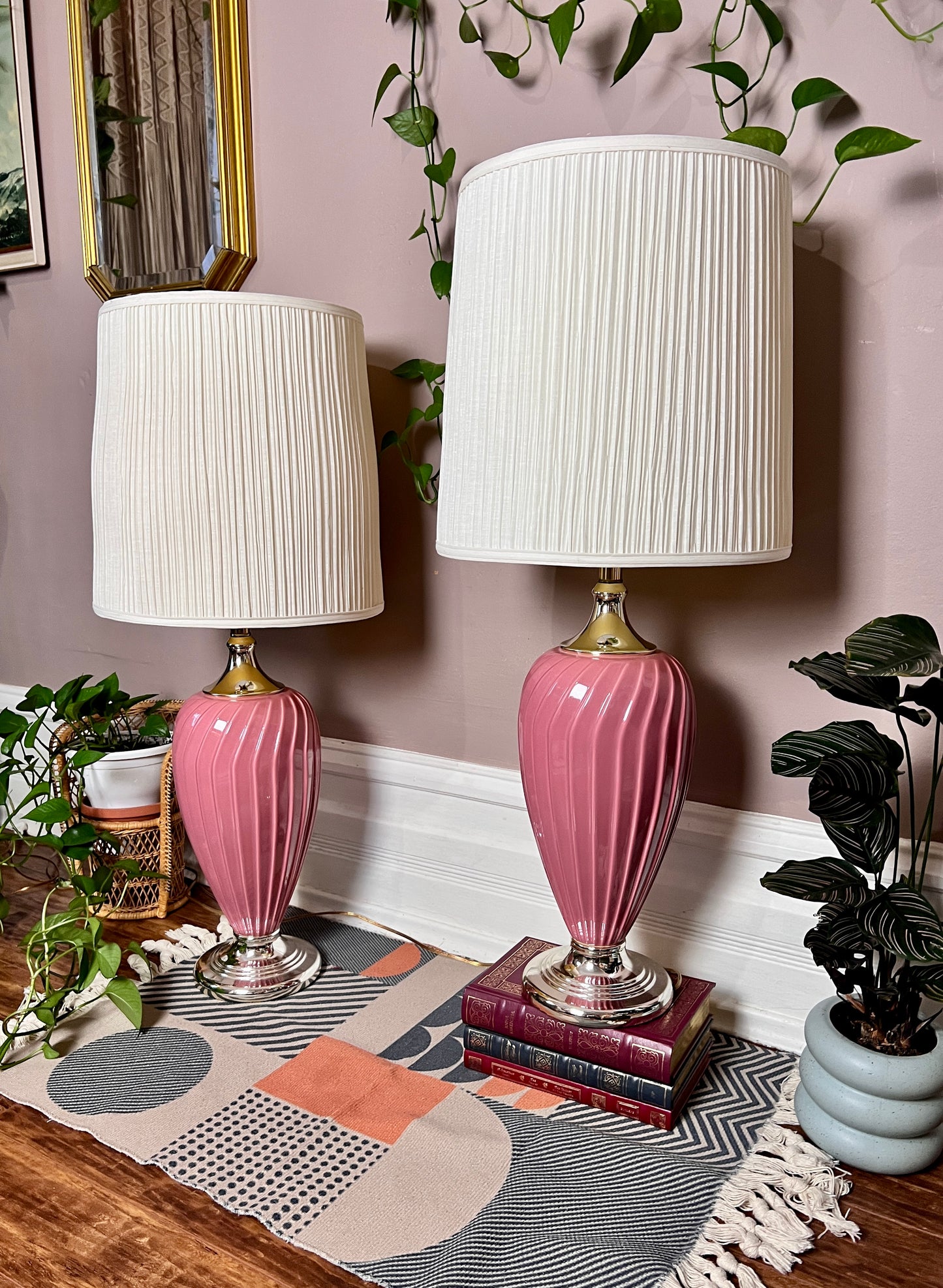 The Pink Ceramic Lamps